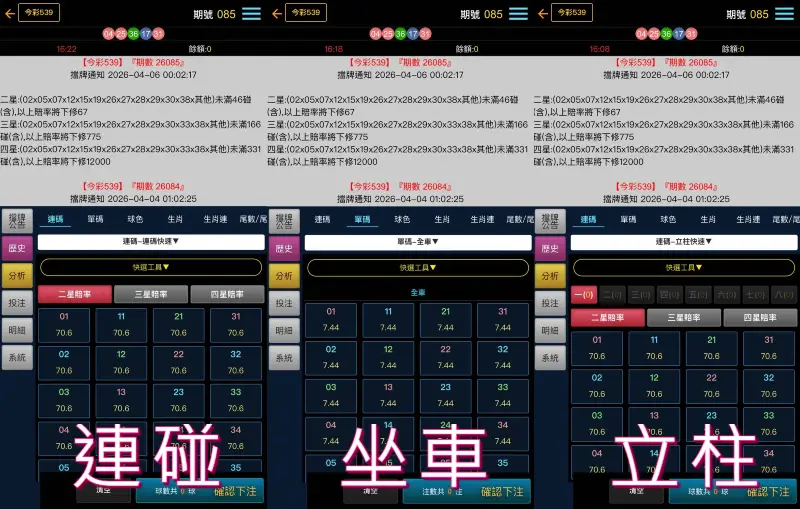 三大539玩法與擋牌的關聯