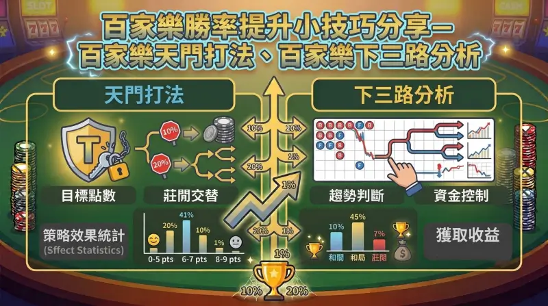 百家樂勝率提升小技巧分享